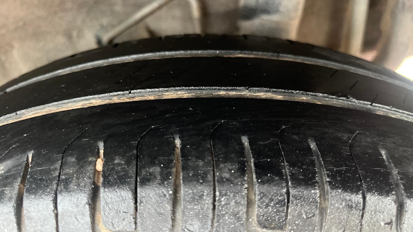 2015 Datsun Go Plus T, Petrol, Manual, 80,595 km, Left Rear Tyre Tread