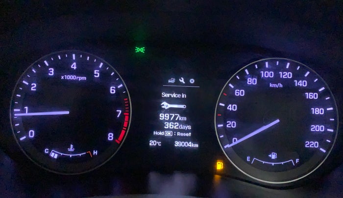 2015 Hyundai Elite i20 ASTA 1.2, Petrol, Manual, 39,003 km, Odometer Image