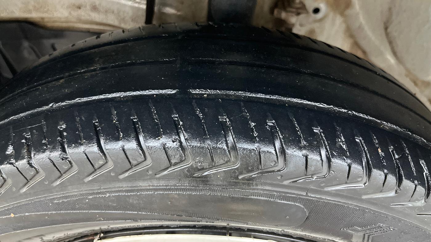 2025 Maruti Alto K10 VXI CNG, CNG, Manual, 68,731 km, Left Front Tyre Tread