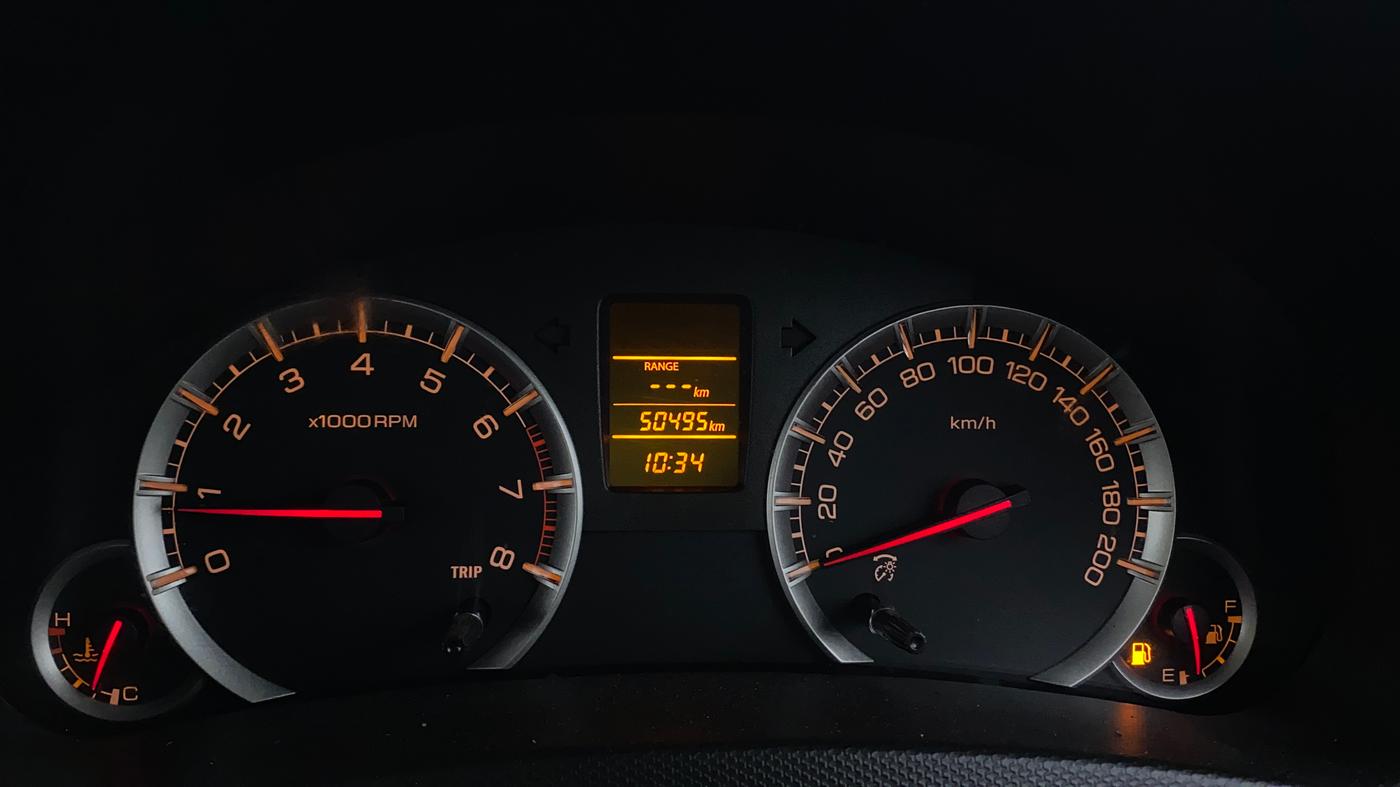 2017 Maruti Swift VXI O, Petrol, Manual, 50,836 km, Odometer Image