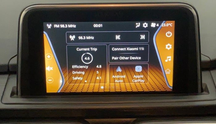 2022 Tata PUNCH CREATIVE AMT 1.2 RTN DUAL TONE, Petrol, Automatic, 3,337 km, Infotainment System