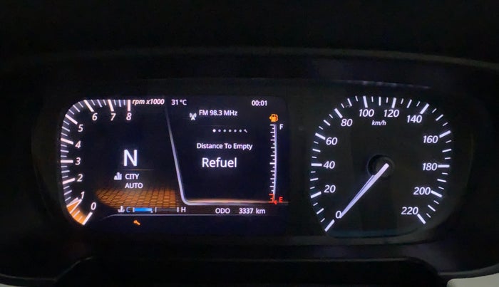 2022 Tata PUNCH CREATIVE AMT 1.2 RTN DUAL TONE, Petrol, Automatic, 3,337 km, Odometer Image