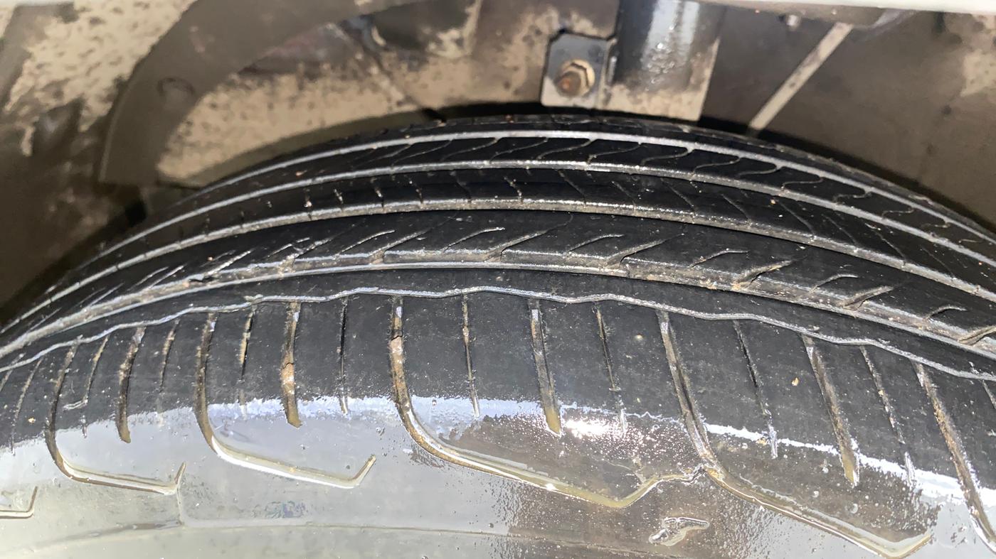 2023 Maruti FRONX ZETA 1.0L TURBO 6 AT, Petrol, Automatic, 24,085 km, Left Front Tyre Tread