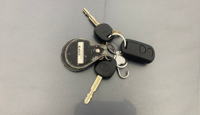 2013 Toyota Etios G, Petrol, Manual, 29,692 km, Key Close Up