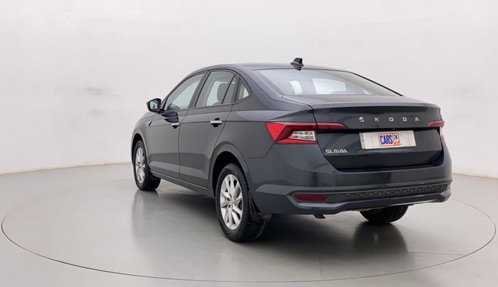 2022 Skoda SLAVIA AMBITION 1.0L TSI AT, Petrol, Automatic, 11,522 km, Left Back Diagonal