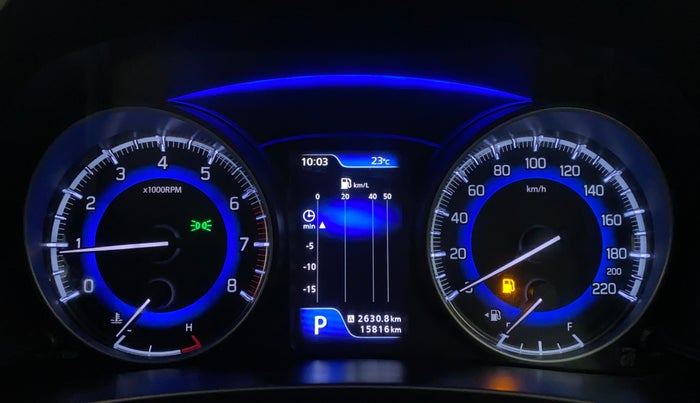 2019 Toyota Glanza V CVT, Petrol, Automatic, 15,901 km, Odometer Image