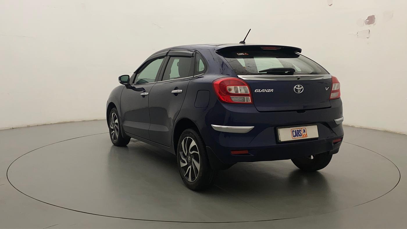 2019 Toyota Glanza V CVT, Petrol, Automatic, 15,901 km, Left Back Diagonal