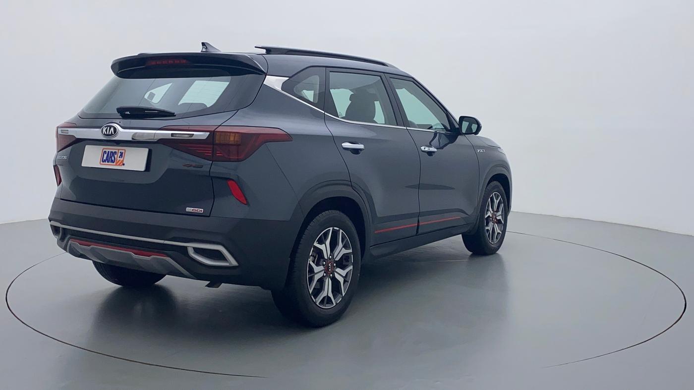 2020 KIA SELTOS 1.4 GTX+ TURBO GDI PETROL AT, Petrol, Automatic, 11,246 km, Right Back Diagonal