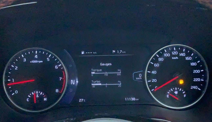 2020 KIA SELTOS 1.4 GTX+ TURBO GDI PETROL AT, Petrol, Automatic, 11,246 km, Odometer Image