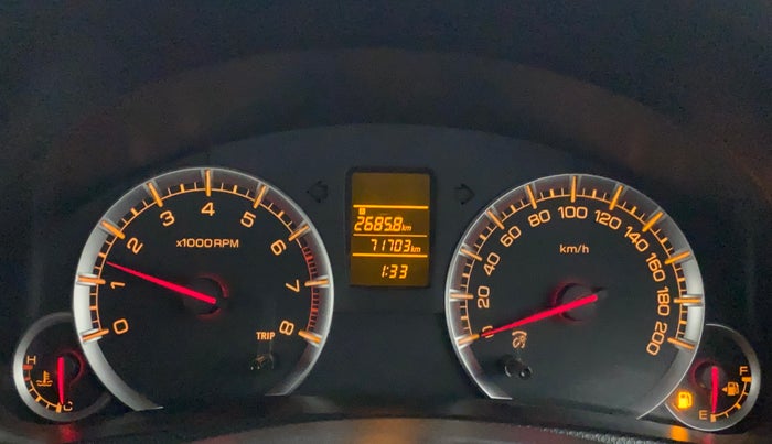 2014 Maruti Swift Dzire VXI, Petrol, Manual, 71,844 km, Odometer Image