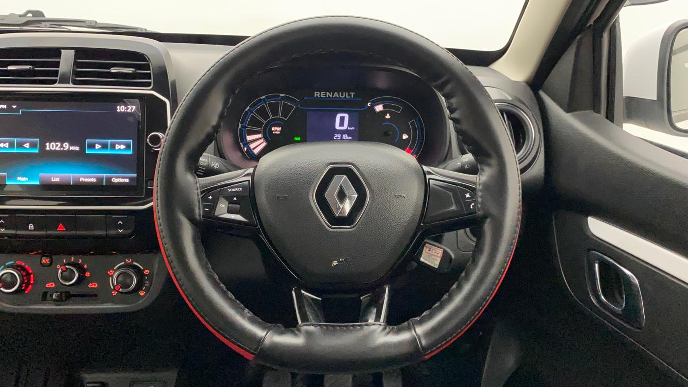 2023 Renault Kwid CLIMBER 1.0 (O) DUAL TONE, Petrol, Manual, 3,136 km, Steering Wheel Close Up