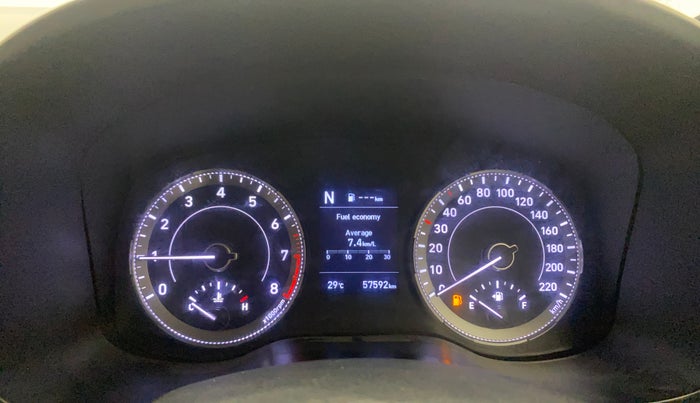 2021 Hyundai VENUE SX 1.0 (O) TURBO IMT, Petrol, Manual, 57,592 km, Odometer Image