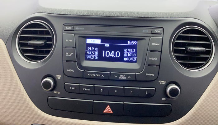 2016 Hyundai Xcent S 1.2, Petrol, Manual, 10,892 km, Infotainment System