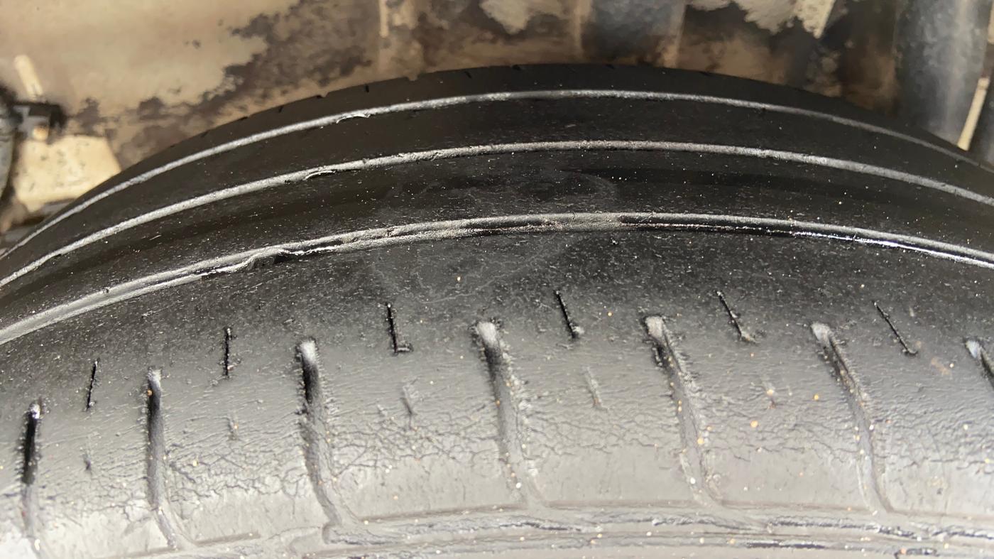 2021 Tata Tiago XZA PLUS PETROL, Petrol, Automatic, 68,111 km, Left Rear Tyre Tread