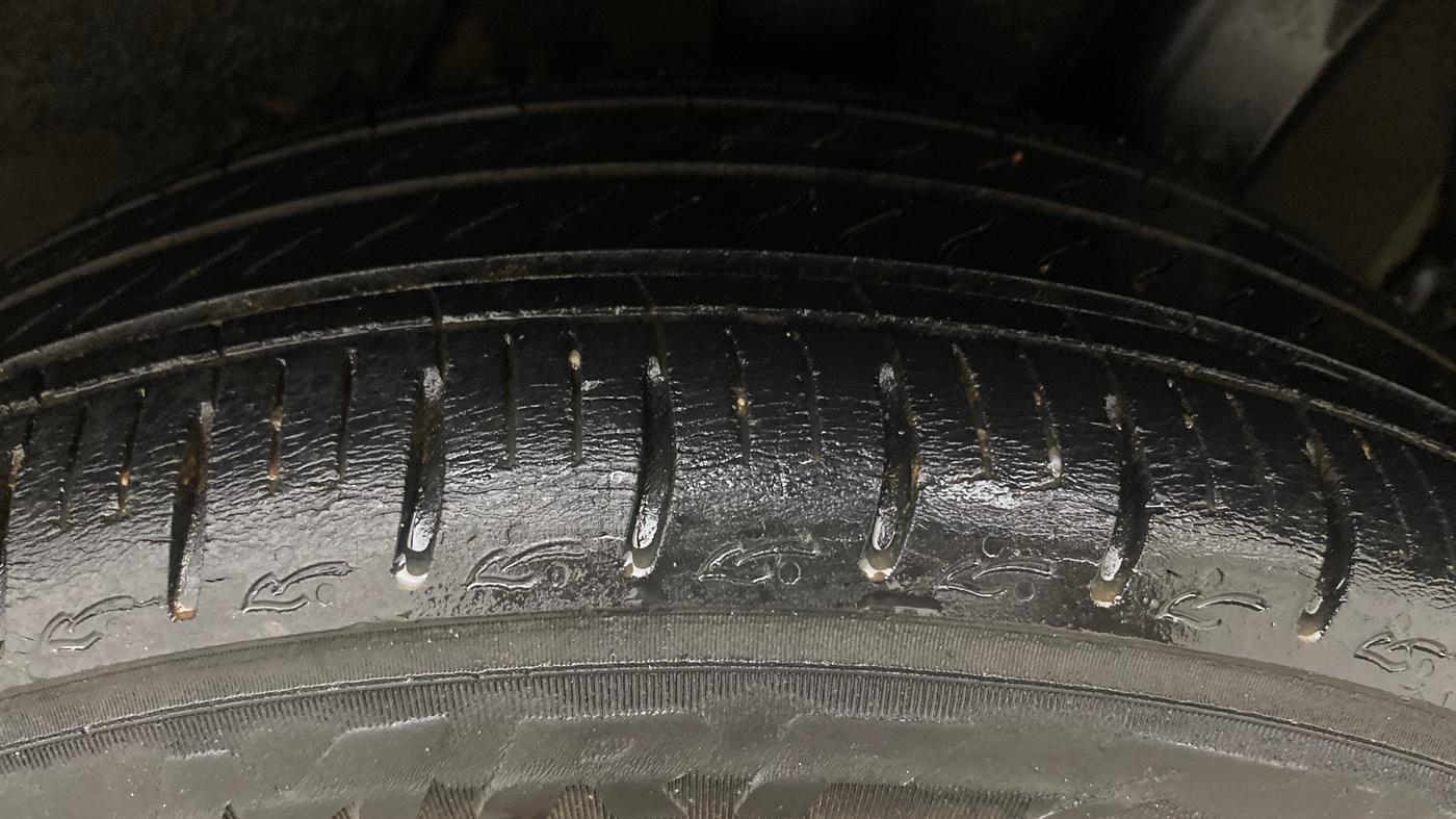 2023 Hyundai AURA SX 1.2, Petrol, Manual, 34,554 km, Left Rear Tyre Tread