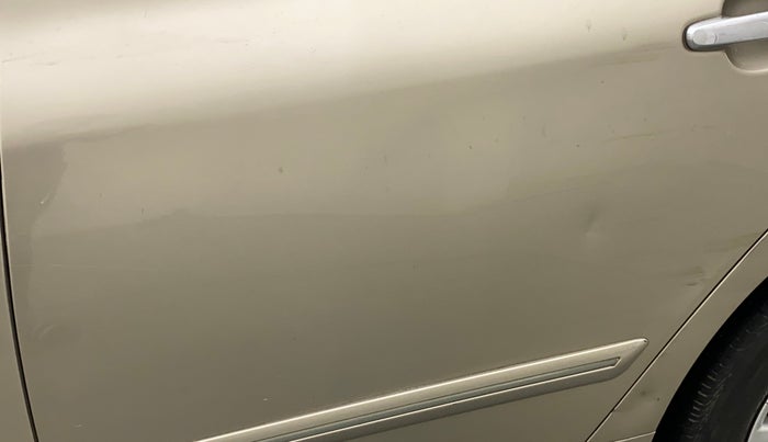 2010 Toyota Corolla Altis GL PETROL, Petrol, Manual, 59,269 km, Rear left door - Slightly dented