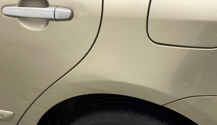 2010 Toyota Corolla Altis GL PETROL, Petrol, Manual, 59,269 km, Left quarter panel - Minor scratches