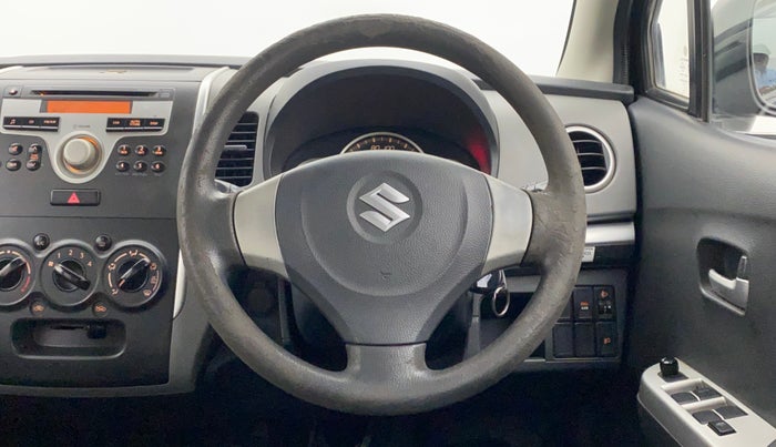 2012 Maruti Wagon R 1.0 VXI, Petrol, Manual, 93,169 km, Steering Wheel Close Up