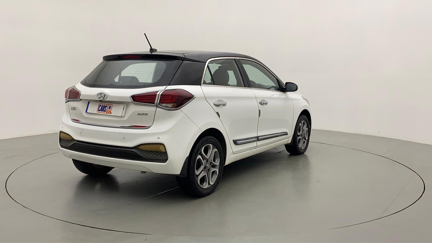 2018 Hyundai Elite i20 ASTA 1.2 DUAL TONE, CNG, Manual, 76,490 km, Right Back Diagonal