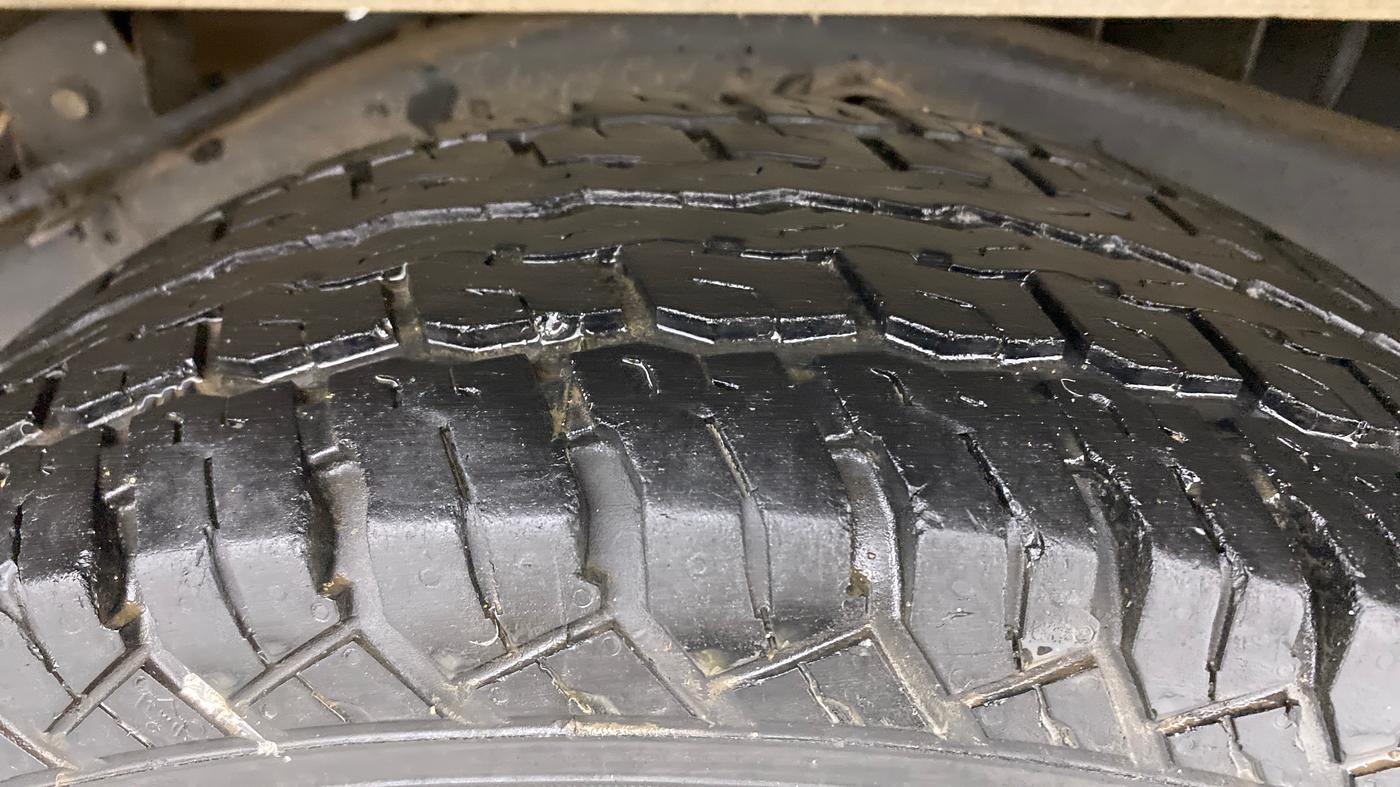 2019 Mahindra Bolero POWER+ SLE, Diesel, Manual, 95,252 km, Left Rear Tyre Tread