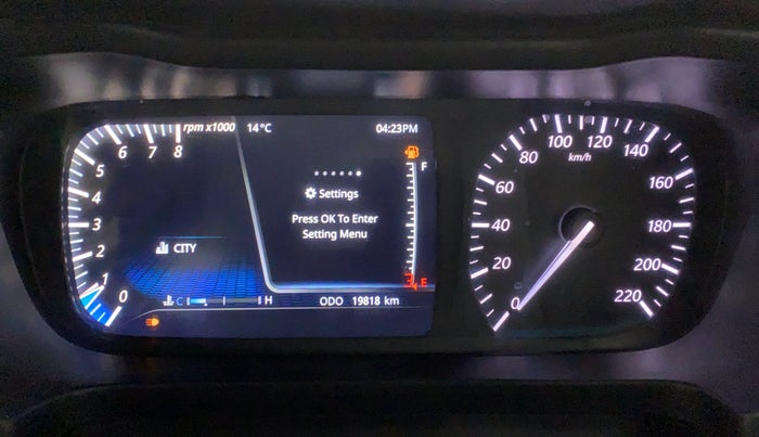 2020 Tata ALTROZ XZ 1.2, Petrol, Manual, 19,911 km, Odometer Image