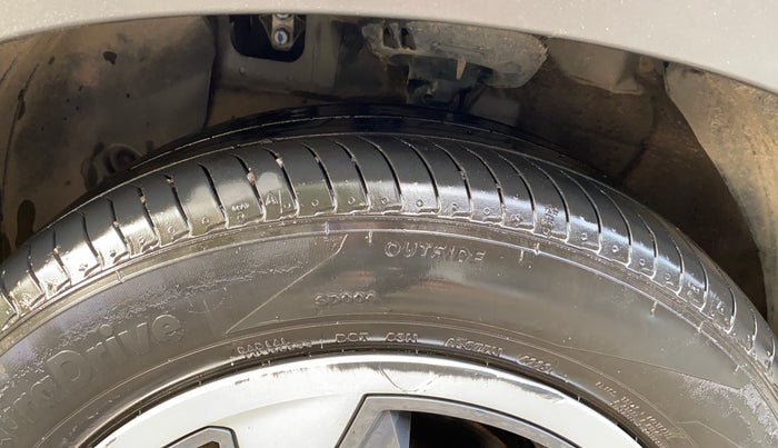 2023 Hyundai EXTER  SX 1.2 AMT, Petrol, Automatic, 14,684 km, Left Front Tyre Tread