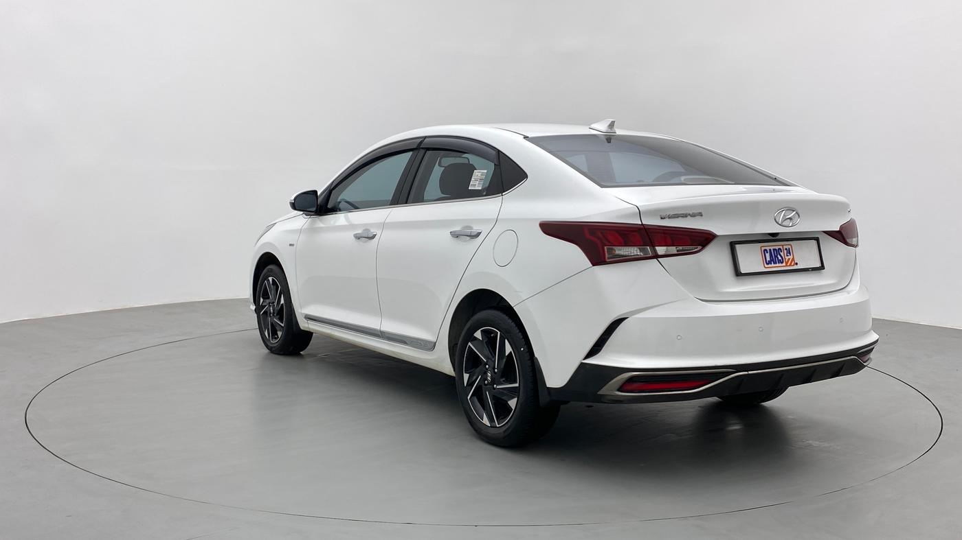 2021 Hyundai Verna SX(O) PETROL AT, Petrol, Automatic, 8,216 km, Left Back Diagonal