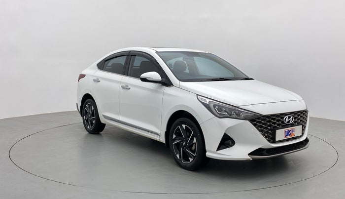 2021 Hyundai Verna SX(O) PETROL AT, Petrol, Automatic, 8,216 km, Right Front Diagonal