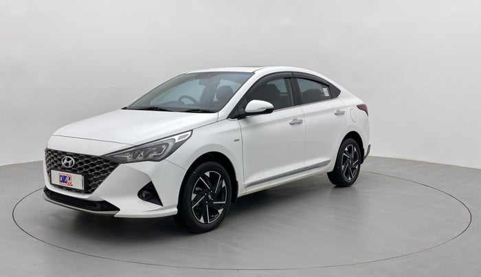 2021 Hyundai Verna SX(O) PETROL AT, Petrol, Automatic, 8,216 km, Left Front Diagonal