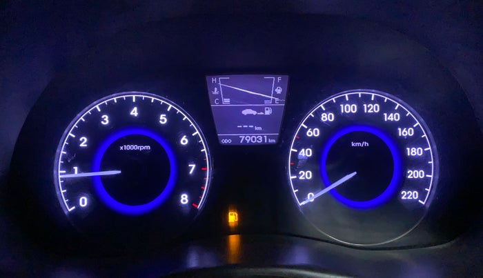 2014 Hyundai Verna FLUIDIC 1.6 VTVT SX OPT, Petrol, Manual, 79,022 km, Odometer Image