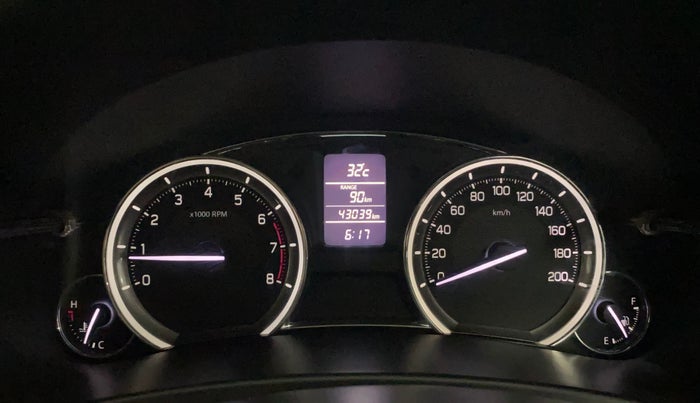 2016 Maruti Ciaz VXI+, Petrol, Manual, 43,005 km, Odometer Image