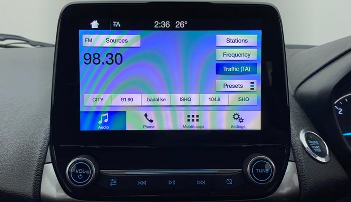 2019 Ford Ecosport TITANIUM + 1.5L DIESEL, Diesel, Manual, 42,626 km, Infotainment System