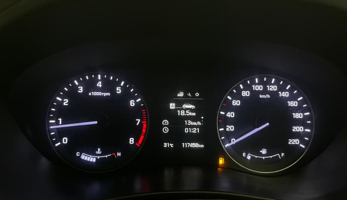 2016 Hyundai Elite i20 ASTA 1.2, Petrol, Manual, 1,17,440 km, Odometer Image