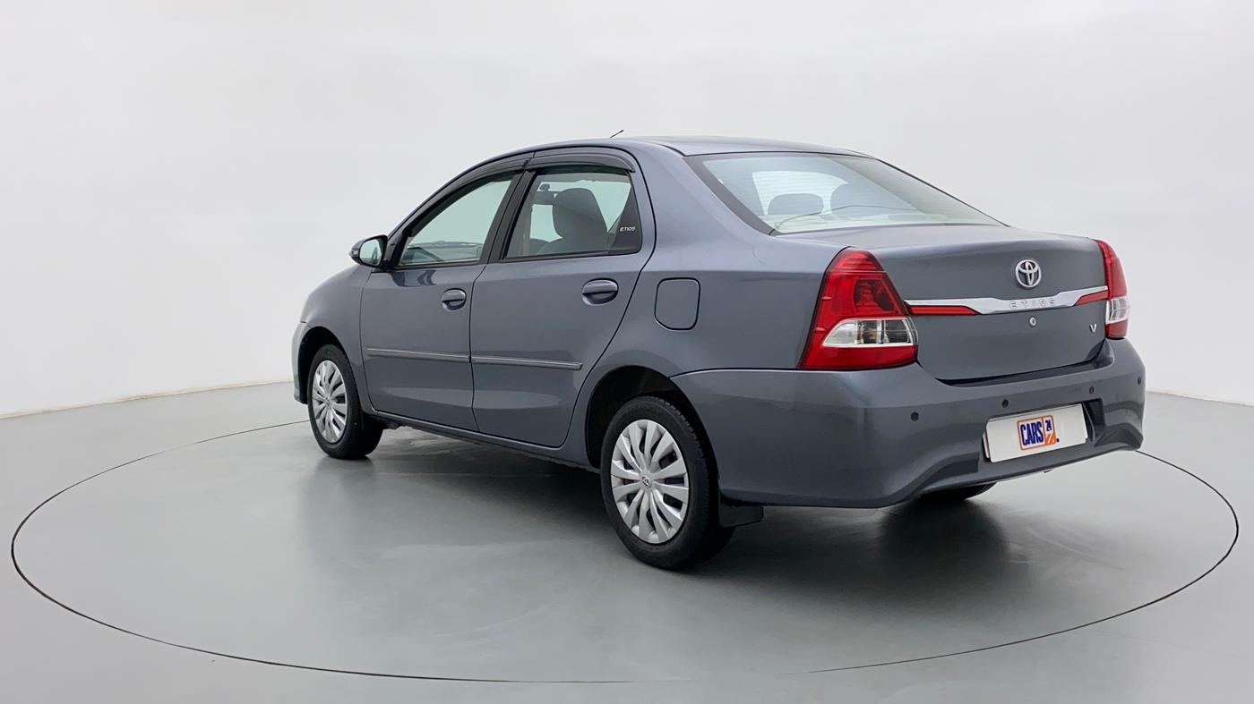 2018 Toyota Etios V, Petrol, Manual, 20,452 km, Left Back Diagonal