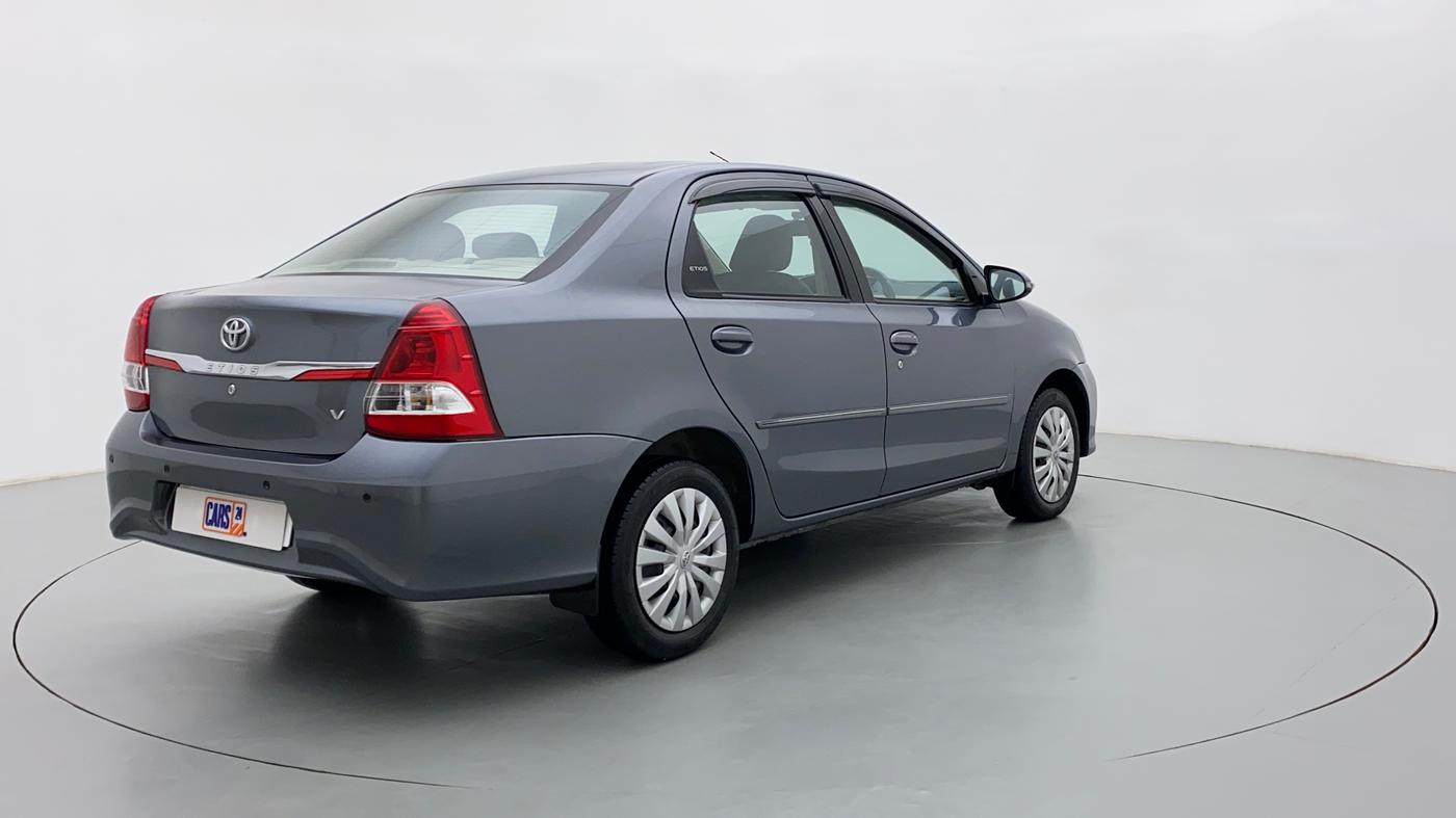 2018 Toyota Etios V, Petrol, Manual, 20,452 km, Right Back Diagonal