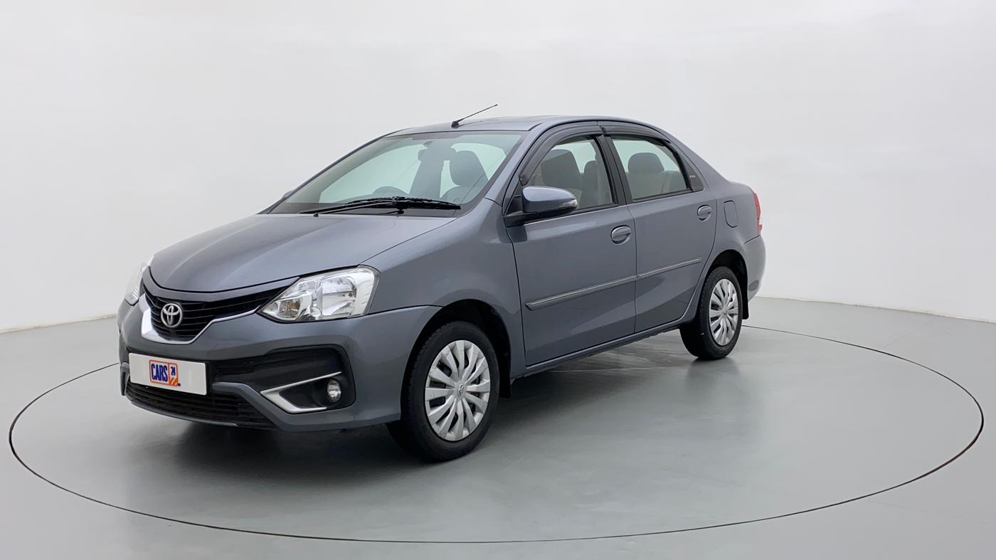 2018 Toyota Etios V, Petrol, Manual, 20,452 km, Left Front Diagonal