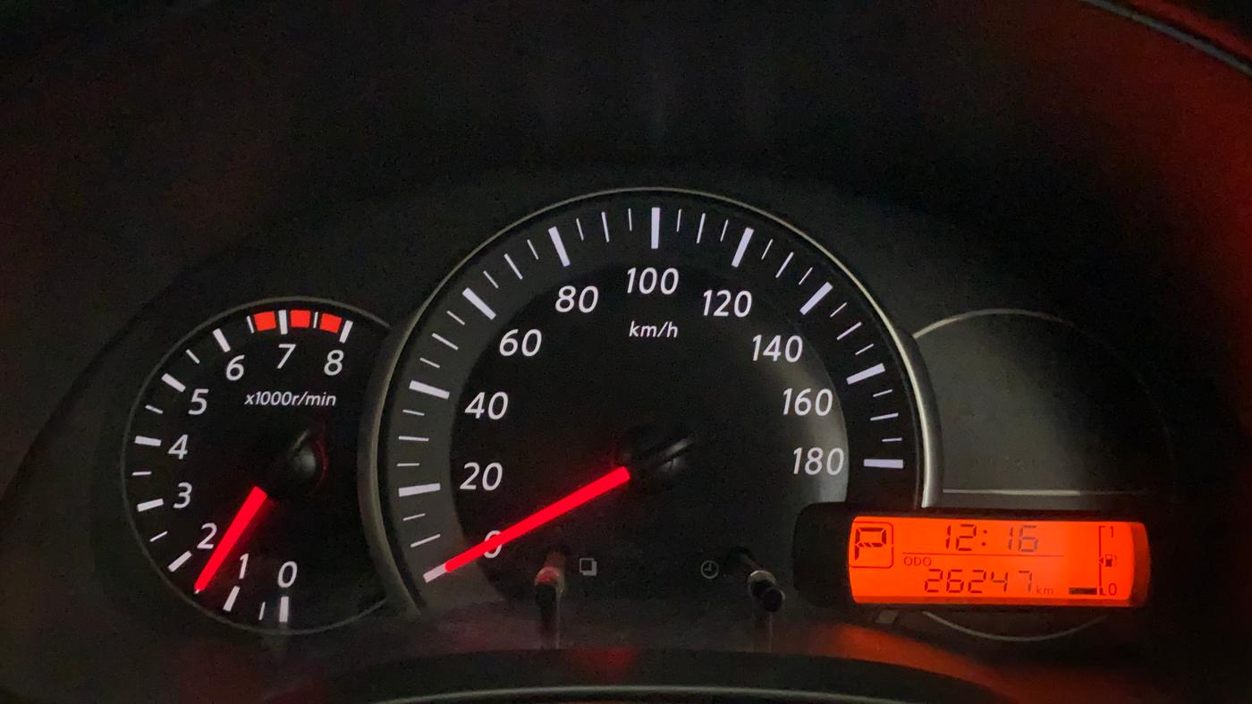 2018 Nissan Micra XV CVT, Petrol, Automatic, 26,254 km, Odometer Image