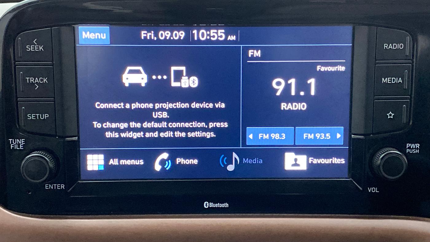 2020 Hyundai AURA SX PETROL, Petrol, Manual, 31,045 km, Infotainment System