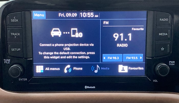 2020 Hyundai AURA SX PETROL, Petrol, Manual, 31,045 km, Infotainment System