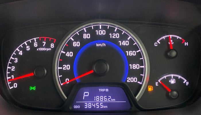 2018 Hyundai Grand i10 MAGNA AT 1.2 KAPPA VTVT, Petrol, Automatic, 38,454 km, Odometer Image
