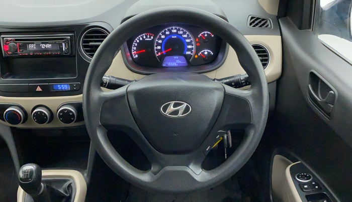2015 Hyundai Grand i10 MAGNA 1.2 KAPPA VTVT, Petrol, Manual, 15,588 km, Steering Wheel Close Up