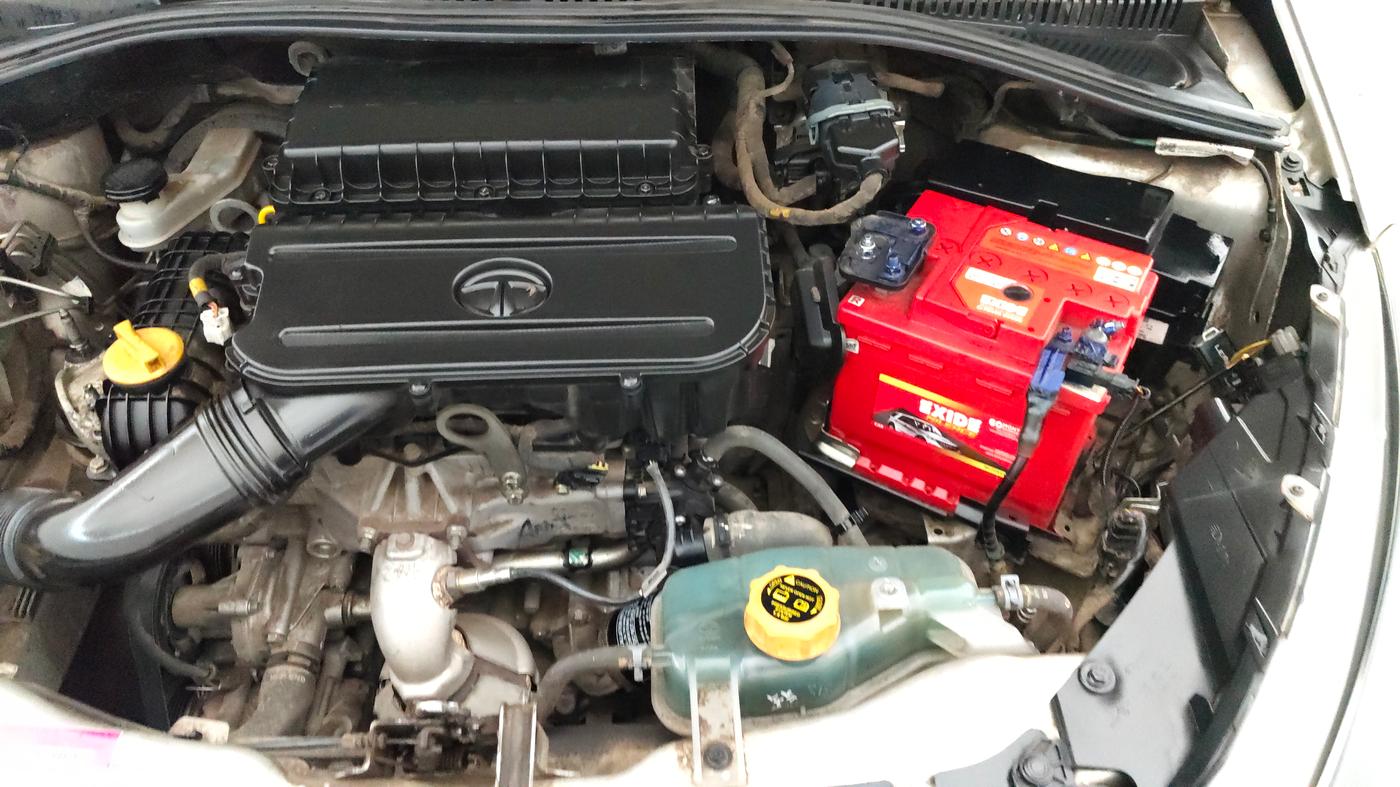 2021 Tata TIGOR XZA PLUS PETROL, Petrol, Automatic, 82,174 km, Engine View - Left