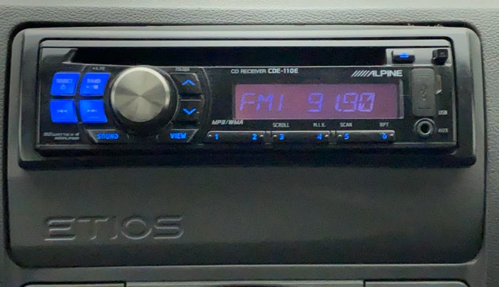 2012 Toyota Etios Liva G, Petrol, Manual, 20,432 km, Infotainment System