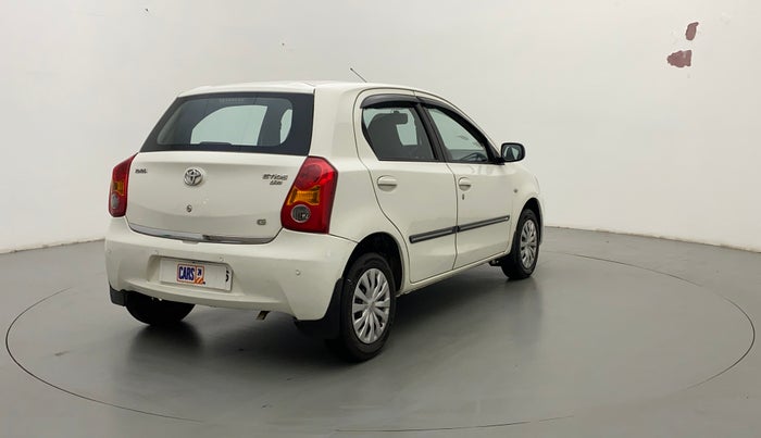2012 Toyota Etios Liva G, Petrol, Manual, 20,432 km, Right Back Diagonal