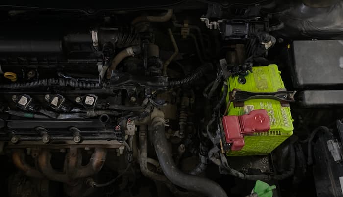 2021 Maruti Baleno ZETA CVT PETROL 1.2, Petrol, Automatic, 59,085 km, Engine View - Left