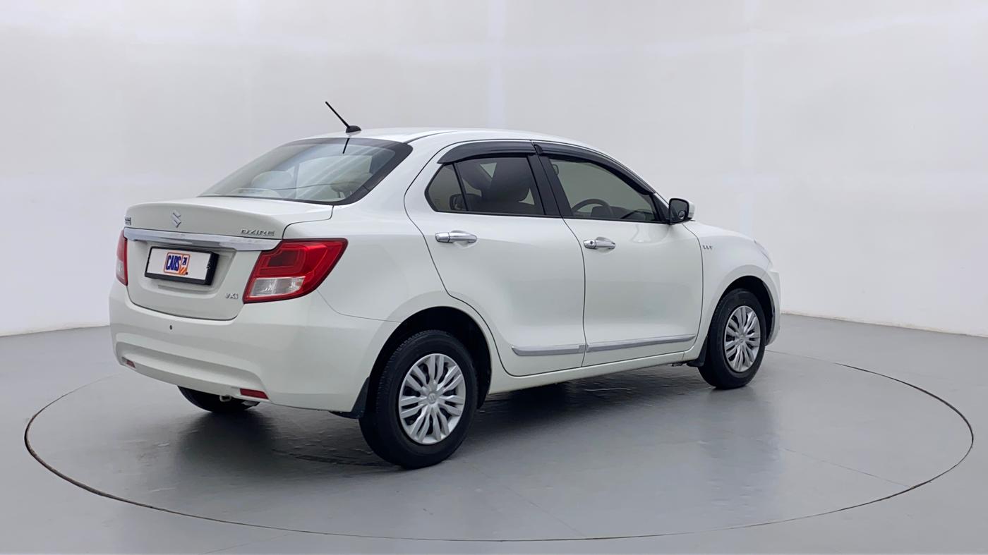 2017 Maruti Dzire VXI, Petrol, Manual, 27,041 km, Right Back Diagonal (45- Degree) View