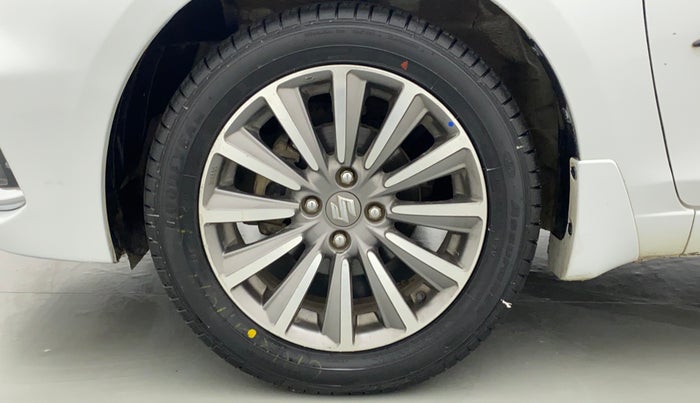 2018 Maruti Ciaz ALPHA 1.5 SHVS PETROL, Petrol, Manual, 55,980 km, Left Front Wheel