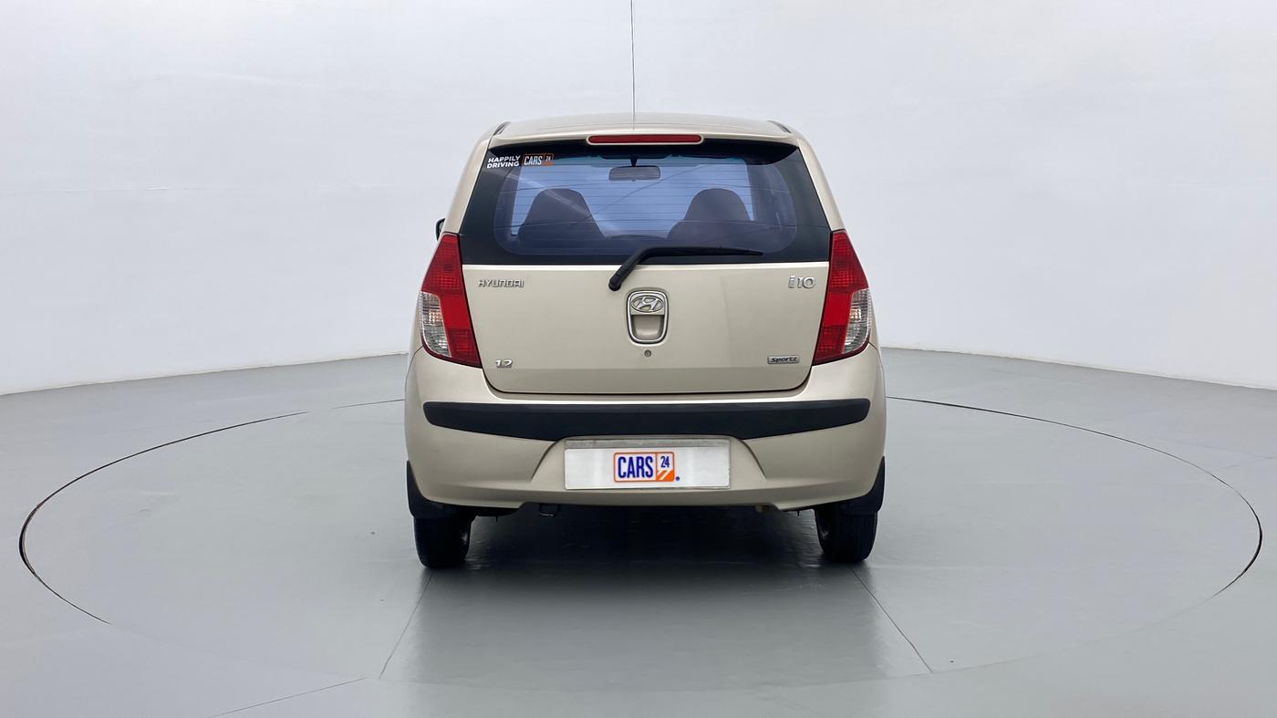 2009 Hyundai i10 SPORTZ 1.2, Petrol, Manual, 1,06,440 km, Back/Rear