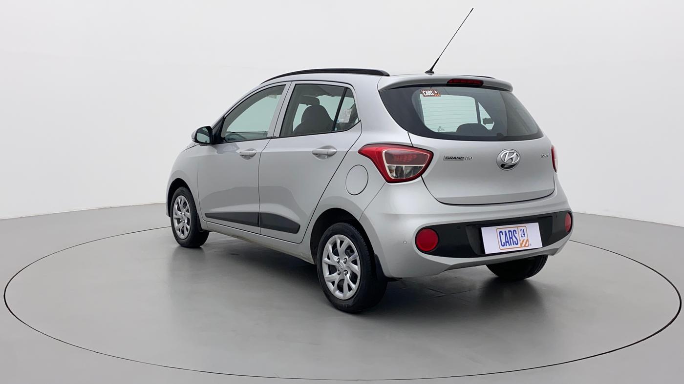 2018 Hyundai Grand i10 SPORTZ 1.2 KAPPA VTVT, Petrol, Manual, 17,511 km, Left Back Diagonal