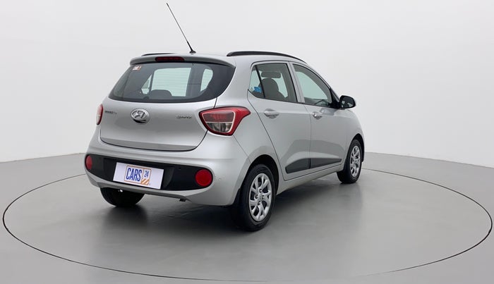 2018 Hyundai Grand i10 SPORTZ 1.2 KAPPA VTVT, Petrol, Manual, 17,511 km, Right Back Diagonal